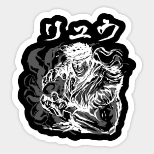 Ansatsuken Warrior - Shadow Sticker